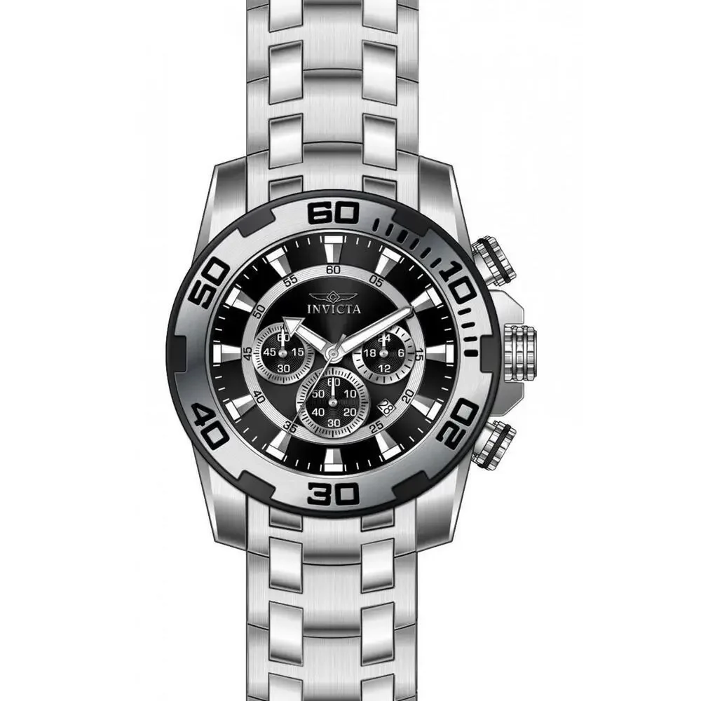 NWT Invicta 22318 Pro Diver | Chronograph | Black | Men's Watch